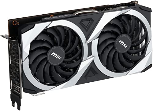 MSI Gaming Radeon RX 6700 XT 192-bit 12GB GDDR6 DP/HDMI Dual Torx 3.0 Ventiladores FreeSync DirectX 12 VR Ready Tarjeta gráfica (RX 6700 XT Mech 2X 12G)