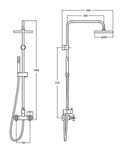 Roca,Loft,Columna de ducha,A5A9743C00