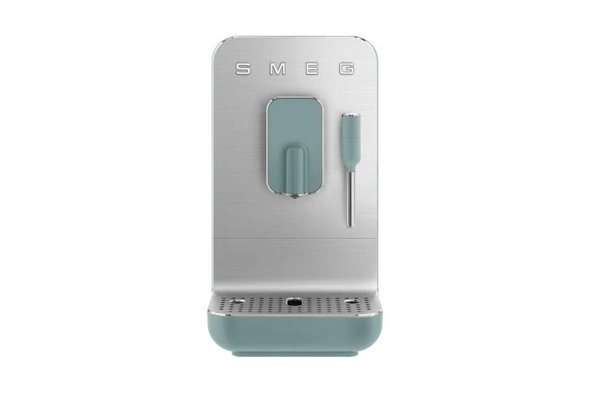 SMEG BCC02EGMEU Cafetera automática con Boquilla para espumar Leche, Plastic, Emerald Green-Matt