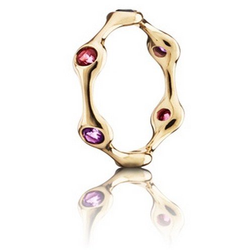 Pandora 970116MX4-60 - Anillo de oro amarillo de 18 quilates, talla 20 (19,1 mm)
