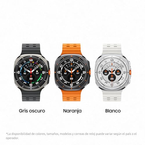 Samsung Galaxy Watch Ultra LTE 47mm + Cargador - Smartwatch, Control de Salud, Seguimiento Deportivo, Gris Oscuro (Versión Española)