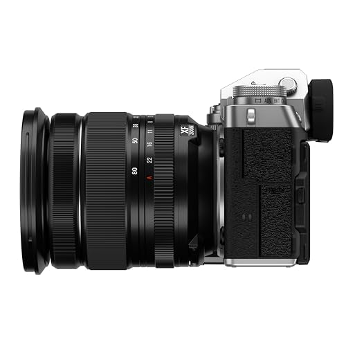 Fujifilm X-T5 Cámara Digital Mirrorless con Objetivo Zoom XF16-80mm/F4 R OIS WR Plata