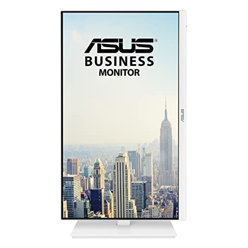 Asus VA24EQSB-W - Monitor Profesional de 23.8 Pulgadas, Full HD, IPS, Sin Marco, 75 Hz, Sincronización Adaptativa, Luz Azul Baja, Sin Parpadeos, Diseño Ergonómico, Montaje en Pared