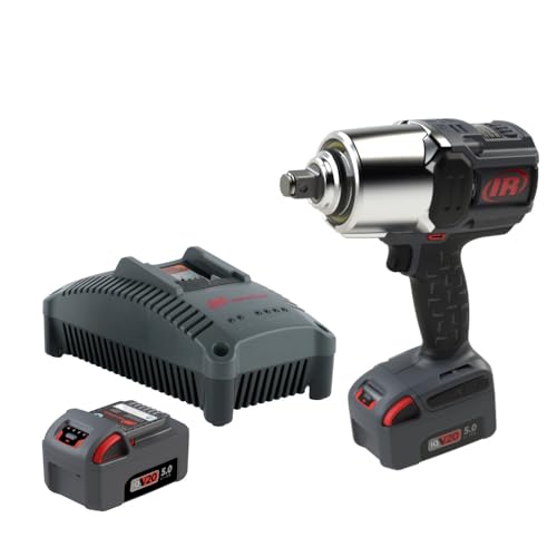 Ingersoll-Rand W8171-K2-EU Llave de Impacto Inalámbrica de 3/4" 20V Kit con 2 Baterías, 2710 Nm, Anillo de Fricción con Orificio Pasante, Tipo Pistola