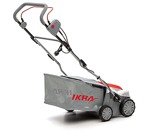 IKRA escarificador y aireador eléctrico IEVL 2000, saco coletor 55l, largo de trabajo 40cm, 2000W