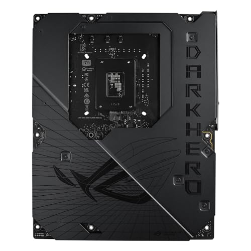 ASUS ROG Maximus Z790 Dark Hero - Placa Base Intel Z790 LGA 1700 ATX con 20+1+2 DrMos, DDR5, Wi-Fi 7, M.2, SSD PCIe 5.0, Q-Release, Thunderbolt 4, Quick Charge 4+, IA, Aura Sync con Polymo Lighting