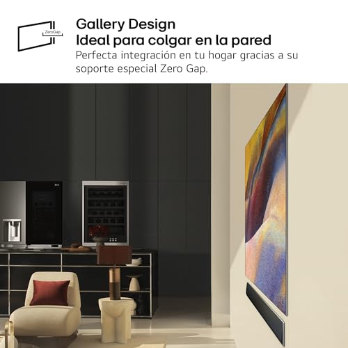 LG OLED55G46LS, 55", OLED EVO* 4K, Serie G4, Smart TV, WebOS24, Procesador a11, Dolby Vision, Dolby Atmos, webOS 24, 3840X2160,TV Gaming, 144 Hz, Negro