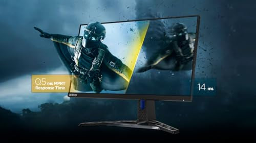 Lenovo Legion Y27q-30 - Monitor Gaming con EyeSafe, 27'' 2K QHD (IPS, 180Hz (OD), 0.5ms MPRT, HDMI,DP,USB, Cables DP y USB, FreeSync, Altavoces) Ajuste de inclinación/altura/giro/pivot - Negro