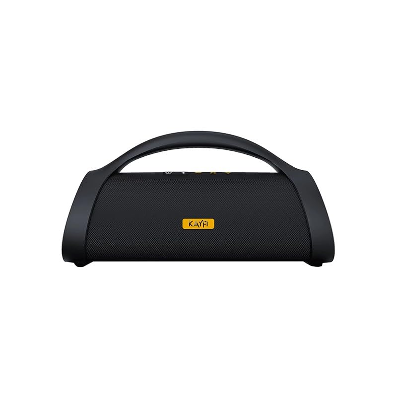 KAYFI K55 Altavoz Portátil Bluetooth, 60W RMS, Batería 5000mAh, IPX7 Resistente al Agua, 25h de Reproducción, Negro