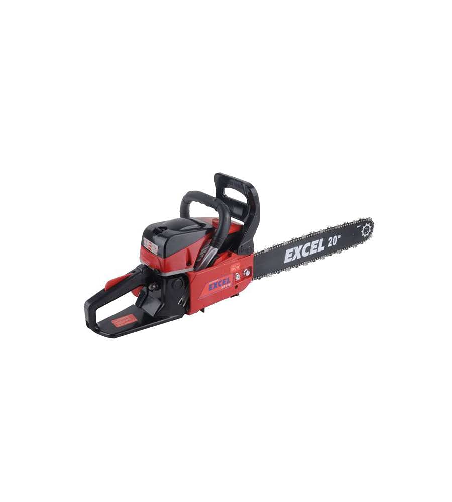 Excel cdf07300 Motosierra a Scoppio con Barra, 49.2 CC, 50 cm, Rojo