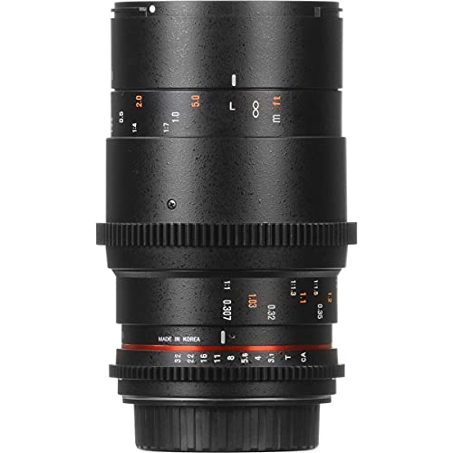 Rokinon Lente Macro T3.1 Cine DS de 100 mm para MFT