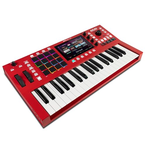 AKAI Professional MPC Key 37 - Centro de producción autónomo caja de ritmos, teclado MIDI, sintetizador con wifi, Bluetooth, pantalla táctil, plugins