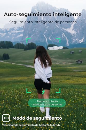 HOVERAir X1 Dron con Cámara, Drone de Bolsillo con Video HDR, Despegue de la Palma, Rutas de Vuelo Inteligentes, Modo Sígueme, Mini Dron con Control Manos Libres, Blanco (Combo)