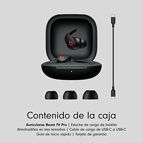 Beats Fit Pro – Auriculares intraurales Totalmente inalámbricos con cancelación del Ruido – compatibles con Apple y Android, Class 1 Bluetooth®, calificación IPX4, micrófono Integrado – Negro