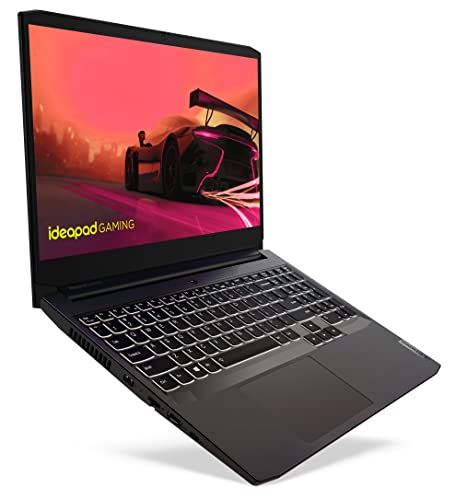 Lenovo IdeaPad Gaming 3 Gen 6 - Ordenador Portátil Gaming 15.6" FullHD 60Hz (AMD Ryzen 5 5600H, 16GB RAM, 512GB SSD, NVIDIA GeForce RTX 3050 Ti-4GB, Windows 11 Home) Negro - Teclado QWERTY Español