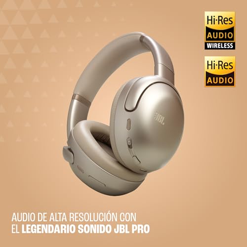 JBL Tour One M3 Auriculares supraaurales inalámbricos con Bluetooth, cancelación de Ruido True Adaptative, 70h de batería, Ajuste cómodo, Sonido Spatial 360 con Seguimiento de Cabeza, Negro