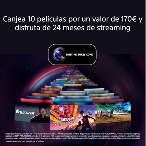 Sony BRAVIA 8 OLED 55 Pulgadas 4K HDR Google Smart TV (2024), Funciones Gaming para PS5 y IMAX Enhanced, Dolby Vision Atmos, Chromecast, Apple AirPlay, 120Hz 55XR80