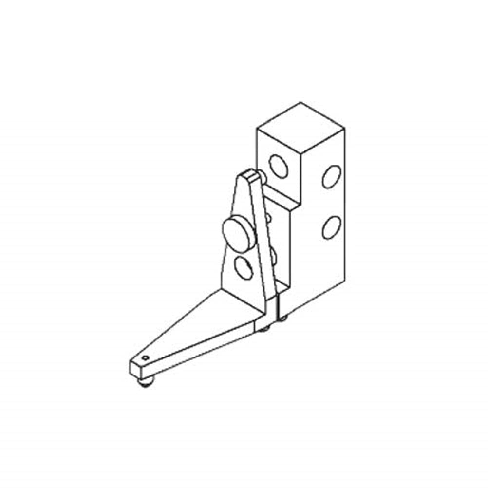 Mahr 5113204 REN 50 - Giratorio con punto de contacto, ángulo de 90 grados, 50 mm de longitud