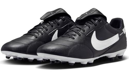 NIKE The Premier III FG, Sneaker Hombre, Black White, 37.5 EU