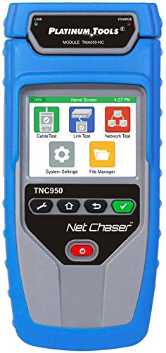 Platinum Tools Net Chaser Azul, Gris - Analizador de red (Azul, Gris, CDP, LLDP, iones de litio, Battery, -10 - 60 °C, 10 - 90%)