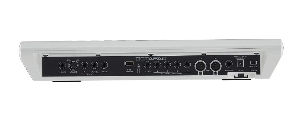 Pad de percusión Roland OCTAPAD SPD-20 – Disposición de ocho pads, sonidos míticos y gran resistencia – Más de 900 instrumentos – 200 kits personalizables, incluidos 100 presets listos para tocar.