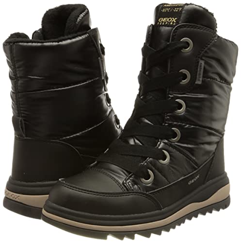 Geox J ADELHIDE GIRL B AB, Botas para Niñas, BLACK, 32 EU