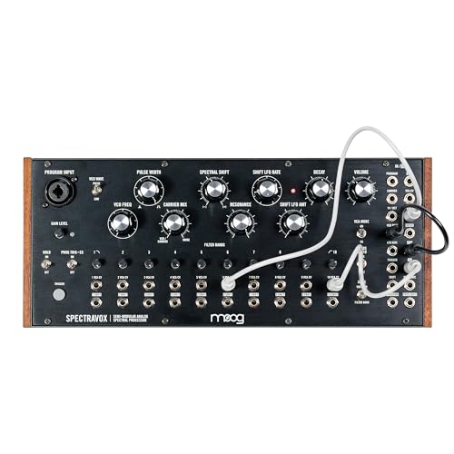 MOOG Spectravox - procesador espectral analógico semimodular con banco de filtros CV/vocoder, oscilador controlado por voltaje y salida de auriculares