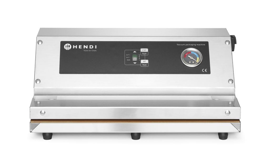 HENDI Máquina de envasado al vacío en cámara Profi Line - Tira de sellado de 350 mm - 230V / 250W - 370x280x(H)170 mm