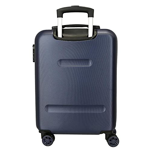 Pepe Jeans Tom Juego de maletas Azul 55/65 cms Rígida ABS Cierre de combinación lateral 56L 7,54 kgs 4 Ruedas equipaje mano