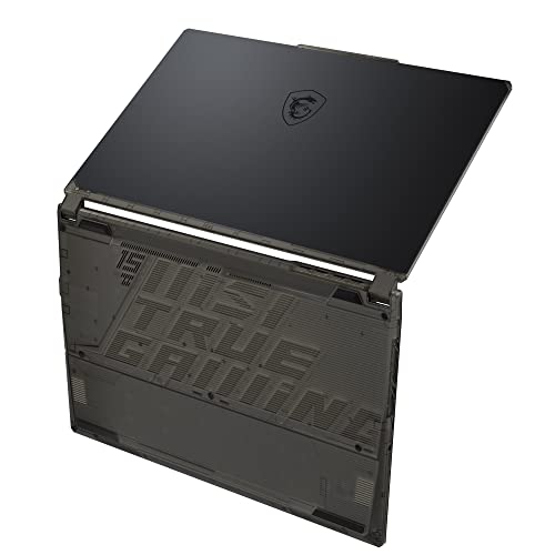 Msi Cyborg 15 A13VE-840XES Ordenador Portátil Gaming 15.6" FHD 144Hz (Intel Core i5-13420H, 16GB RAM, 512GB SSD, RTX 4050-6GB, Sin Sistema Operativo) Negro Traslucido, Teclado QWERTY Español
