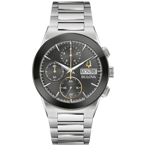 Bulova Reloj Cronógrafo para Hombre de Cuarzo con Correa en Acero Inoxidable 96C149