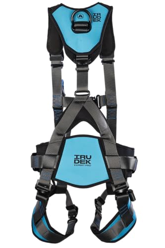 IRUDEK EXPERT 5 PRO S-M – Arnés anticaídas profesional con anillas dorsal y esternal A/2, cinturón flotante 3D EXO, anillas de aluminio, hebillas K-EASY, chip NFC Ready, EN 361 / EN 358 / EN 813