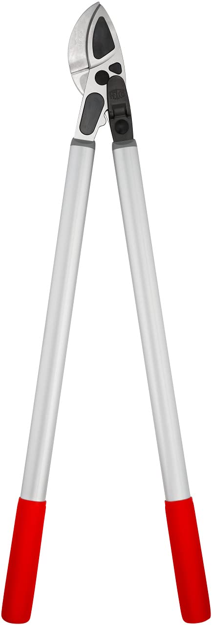 FELCO 231 Podadora de dos manos (longitud 80 cm, cabezal de corte de tracción, corte Ø 40 mm, con yunque curvado, peso 1,15 kg)