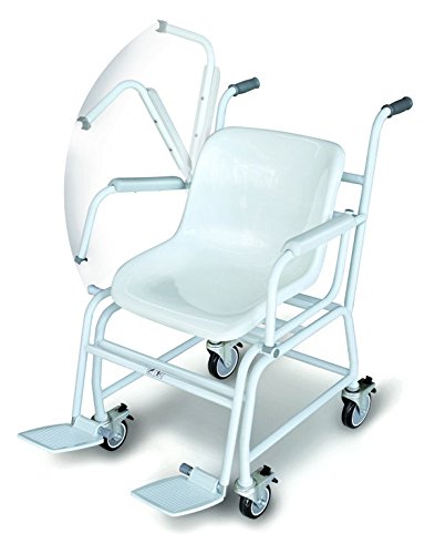 Kern MCB 300K100M - Báscula portátil para sillas con 4 ruedas (300 kg, 100 g)