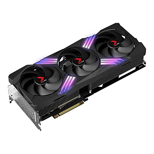 PNY GEFORCE RTX 4070Ti 12GB XLR8 Gaming Verto Epic-X RGB DLSS 3 Triple Ventilador Tarjeta gráfica,Black