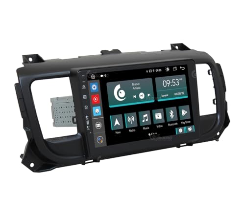 Radio de Coche para Citroen Jumpy (con navegador) Android GPS Bluetooth WiFi USB Dab+ Touchscreen 9" 8core Carplay AndroidAuto