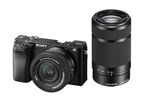 Sony ILCE6100AXB.CEC Alpha 6100 Cámara Evil APS-C con Objetivos Zoom, Color Negro, Cargador Incluido, Sin Tarjeta