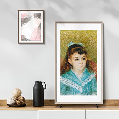 SAMSUNG TV The Frame 2023 55LS03 - Smart TV de 55", Galería de Arte con Display Mate, Marcos Intercambiables, Tecnología Quantum Dot, One Connect y Cable Casi Invisible, Soporte de Pared Slim
