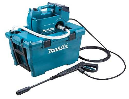 Hidrolimpiadora de agua fría 18Vx2 80bar 50L BL marca Makita