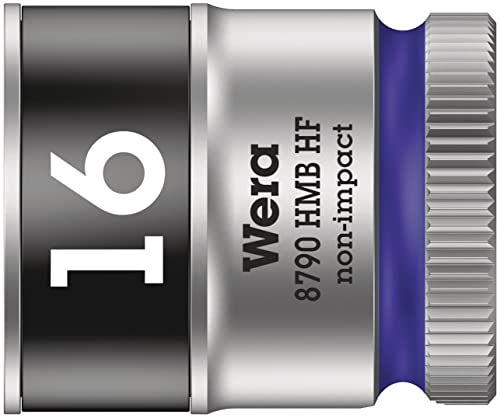 Wera - 05003536001 - Juego de carracas, 8100 SB Juego de carracas All-in Zyklop Speed, con arrastre de 3/8", 35 piezas