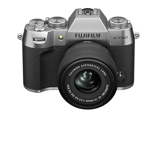 FUJIFILM X-T50 Silver / 15-45mm Kit