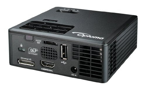 OPTOMA TECHNOLOGY ML750E - Proyector LED - 700 lúmenes, 20000 Horas Vida LED, HDMI + MHL v1.0, Universal I/O, VGA/Audio out 3.5 mm, microSD-Slot, USB-A Reader/Wireless