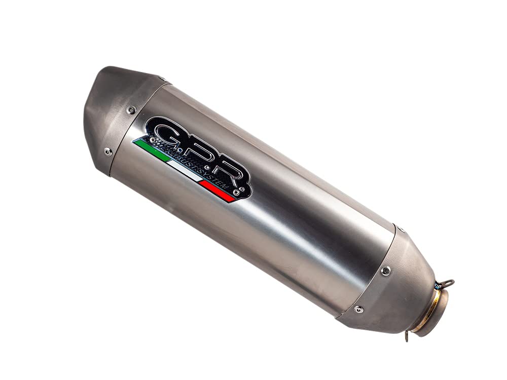 GPR - Tubo de escape compatible para Ducati Monster 696 2008/14 - Par de escape homologados con catalizadores homologados y tubos de conexión Pentasport INOX AISI 304