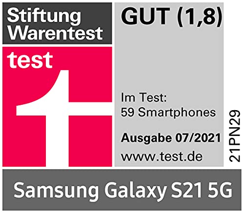 Samsung Galaxy S21 5G - Smartphone 128GB, 8GB RAM, Dual Sim, White