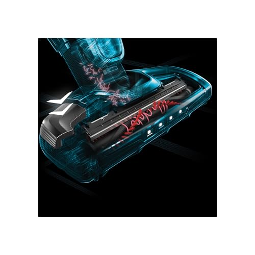 AEG CX7-2-45AN Aspiradora Sin Cable, Autonomía de 45 min, 18 V, 2 Velocidades, Cepillo 180º con LED, Aspiradora de Mano Especial Mascotas, Depósito de 0,5 L, Rojo