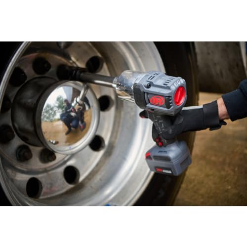 Ingersoll-Rand W8591-K2-EU Llave de Impacto Inalámbrica de 1" y 20V, Kit con 2 Baterías, 2710 Nm, Enclavija de 6" y Anillo de Fricción con Orificio Pasante