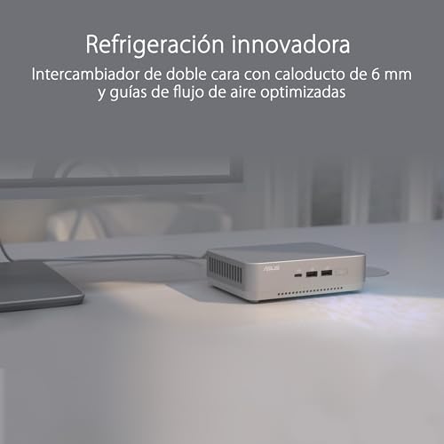 ASUS NUC 14 Pro+ - Ordenador de sobremesa (Intel Core Ultra 9 185H, Intel ARC Graphics, 32GB RAM DDR5, 1TB SSD, Windows 11 Home, no Incluye Cable de alimentación)
