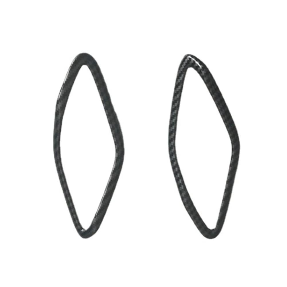 MSI Sanction para 11Th Gen 2022 Fibra de Carbono Cubierta de Altavoz Frontal Pilar A, Moldura de Anillo, Accesorios Adhesivos para