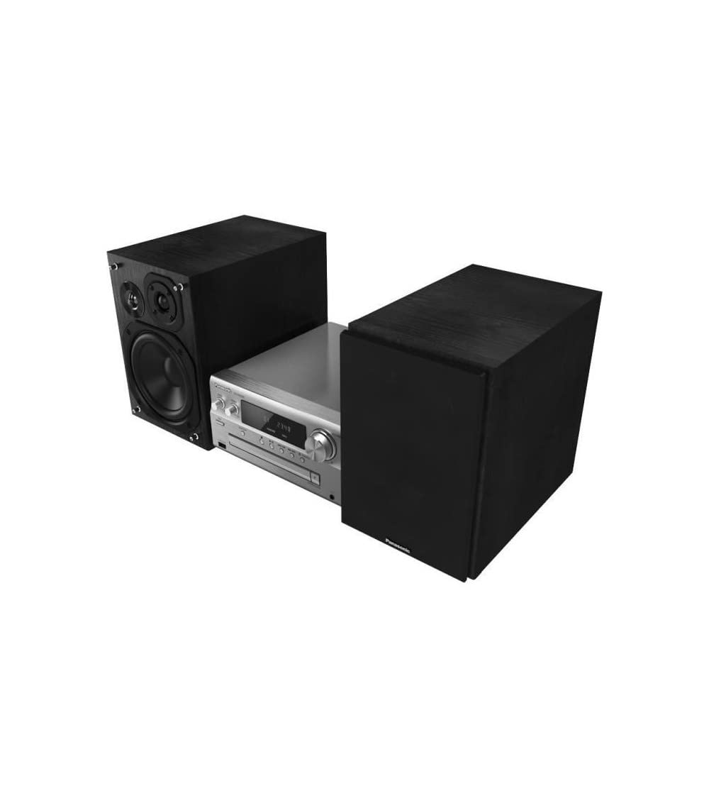Technics SC-PMX802E-S Sistema Hi-Fi Premium con Radio Dab, Reproductor de CD y Transmisión de Alta Resolución, Chromecast Integrado, Bluetooth, AirPlay 2, Altavoces de 3 Vías, Plateado