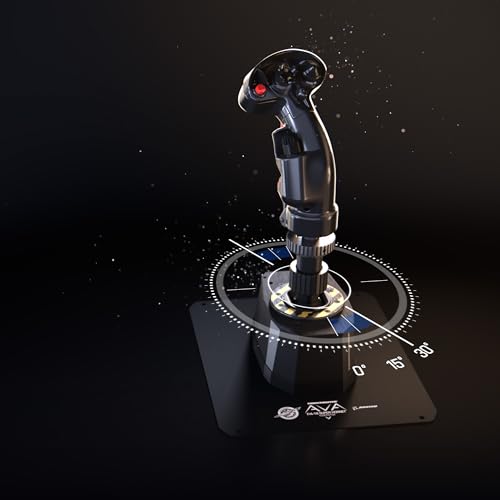 Thrustmaster AVA F/A-18 Super Hornet Flightstick, Base Modular para Joystick de Simulación de Vuelo en PC, Réplica del Flight Stick del Avión de Combate F/A-18C Hornet Incluido
